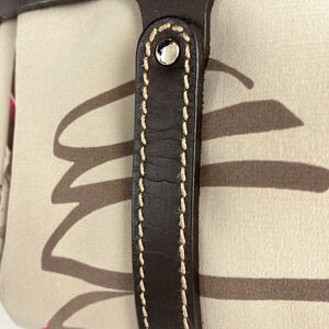 Salvatore Ferragamo Hobo Shoulder brown flower logo Bag animal